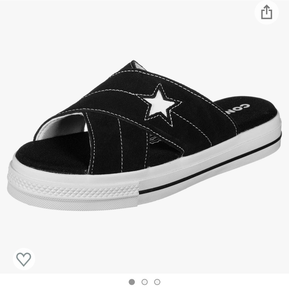 CONVERSE ONE STAR SLIP ON SLIDES SZ 10.5